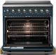 Viking® 5 Series 36" Squall Pro Style Induction Range with Brushed Brass Trim-1