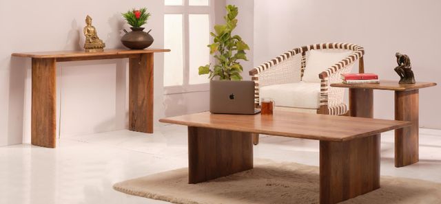 Jaipur Furniture Conall Brown 60” Console Table-1