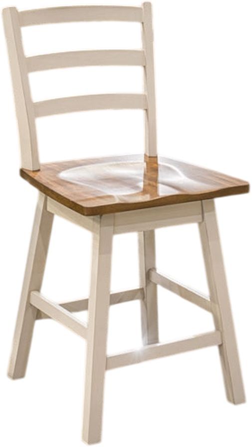 Signature Design by Ashley® Brinfern Antique White/Brown Swivel Stool-0