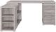 Coaster® Yvette Grey Driftwood L-Shape Office Desk-2