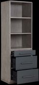 ACME Furniture Estevon Gray Oak Bookshelf-4