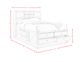 Elements International Emily Gray Full Storage Bed-2