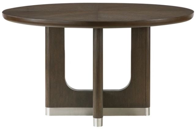 Homelegance® Clara Brown Round Dining Table-2