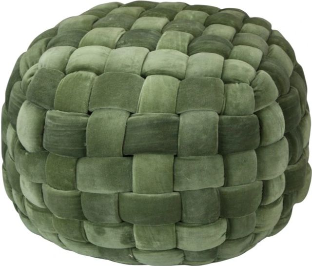 Moe's Home Collection Jazzy Chartreuse Pouf-1