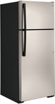 GE® 28 in. 17.5 Cu. Ft. Silver Top Freezer Refrigerator-3