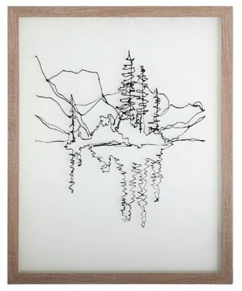 YHD Blurred Lines II Wall Art-0