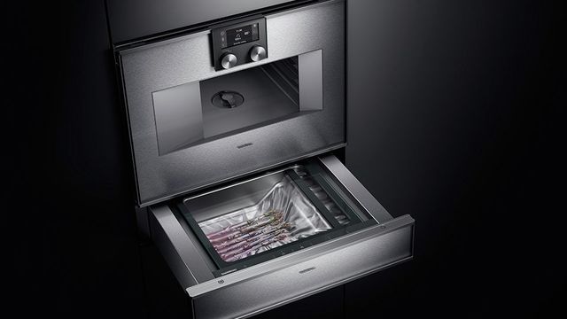 FLOOR MODEL Gaggenau 400 Series Stainless Steel Vacuuming Drawer-2