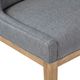 Dovetail Furniture Oliver Gray/Natural Dining Side Chair-2