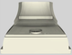Vent-A-Hood® Designer Series 42" Biscuit Wall Mounted Range Hood-2
