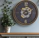 YHD Matte Gray Gear Clock-1