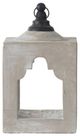 A & B Home Gray Cement Lantern-1