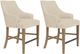 Riverside Furniture Mix-N-Match Chairs 2-Piece Ivory Swoop Arm Upholstered Stool Set-0