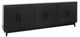 Legends Home Radiance Seal Skin Black 6-Door Cabinet-0