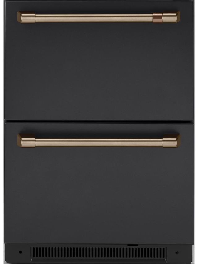 Café™ Brushed Bronze Under the Counter Refrigerator Handle Kit-1