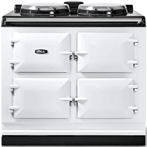 AGA™ eR7 Classic Cast Iron 39" White Pro Style Electric Range-0
