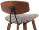 Armen Living Fox 2-Piece Speckled Brown/Walnut Counter Stool Set-5