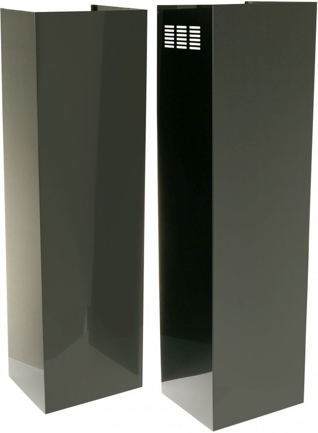 GE® Black Stainless Steel Ceiling Duct Cover Kit-0