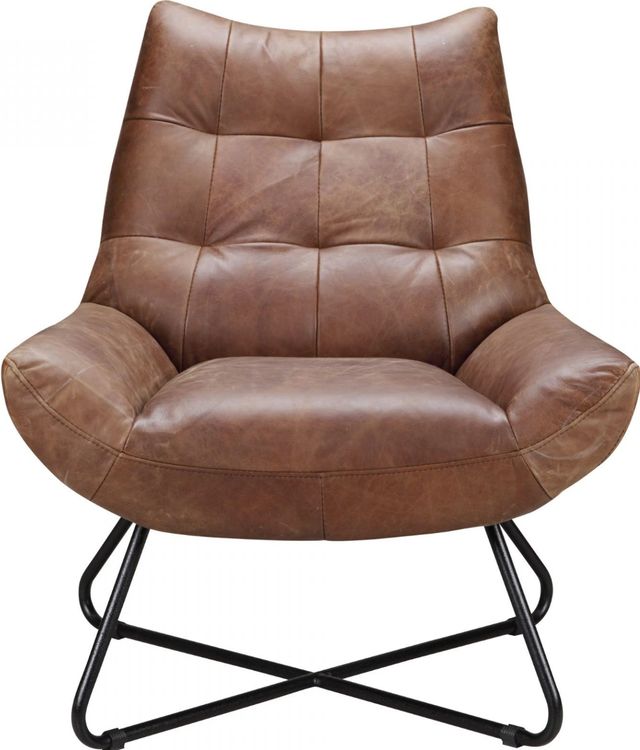 Moe's Home Collection Graduate Cappuccino Lounge Chair-1