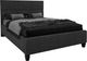 Beaudoin Customizable London King Upholstered Platform Bed with Woodland Footboard-0