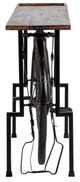 Classic Home Cycle Limewash Myst Counter Table with Black Base-3