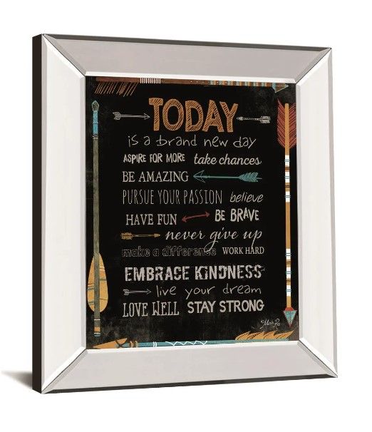 Classy Art Today Is a Brand New Day by Marla Rae Wall Art-1