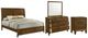 New Classic® Home Furnishings Ballard 4-Piece Walnut Eastern King Bedroom Set-0