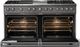 Viking® 5 Series 60" Damascus Gray Pro Style Dual Fuel (NG) Range with Polished Chrome Trim-1