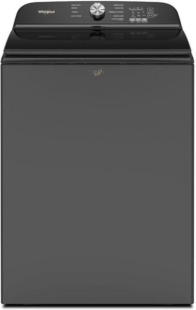 Whirlpool® 5.3 Cu. Ft. Volcano Black Impeller Top Load Washer