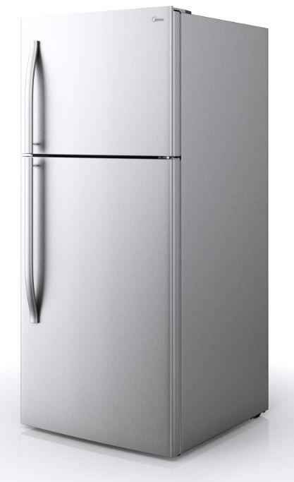 Midea® 30 in. 18.0 Cu. Ft. Stainless Steel Top Freezer Refrigerator-1