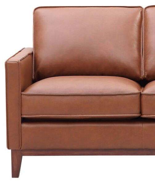 Leather Italia™ Georgetowne Weston Highland Saddle Loveseat-1