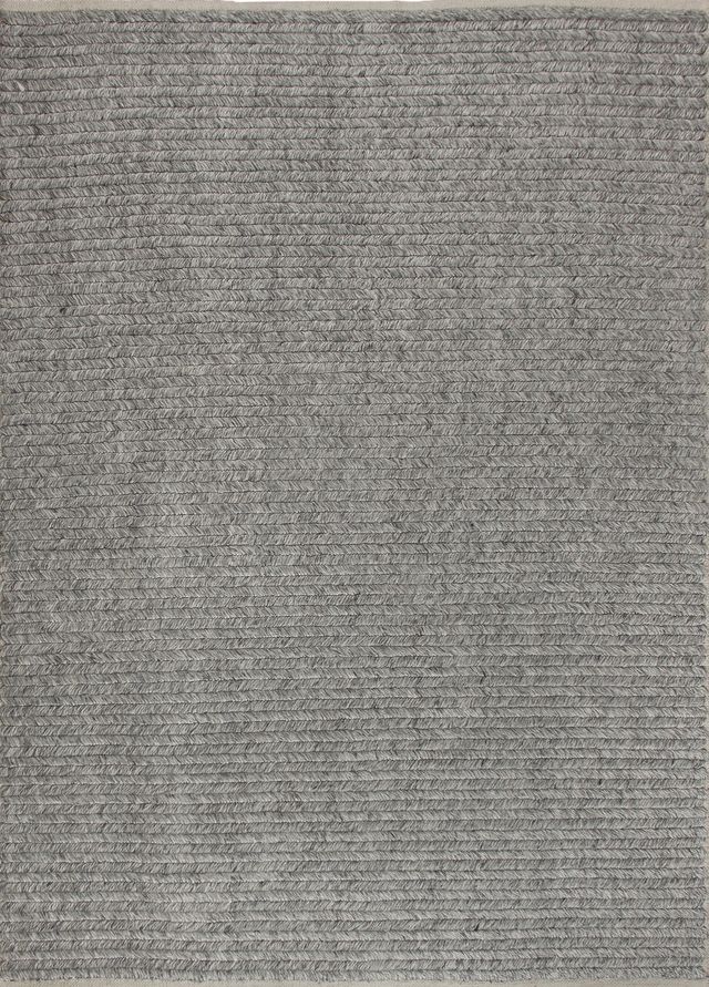 Renwil® Fina Classics Grey 7'9" X 9'8" Area Rug-0