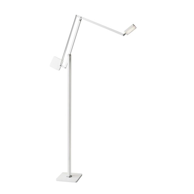 Adesso® ADS360 Cooper Matte White LED Floor Lamp-0