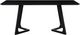 Moe's Home Collection Godenza Black Rectangular Dining Table-1