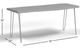 Jofran Inc. Nature's Edge Natural 79'' Dining Table with Black Base-1