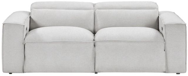 Homelegance® Phoebe Light Gray Power Double Reclining Loveseat with Power Headrests-1