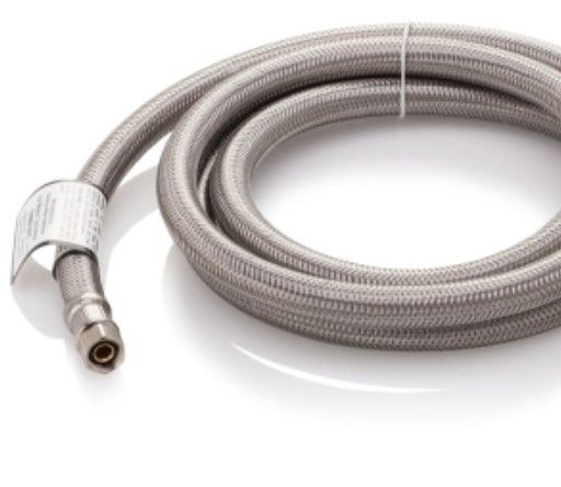 Frigidaire® 6.0 ft. Stainless Steel Braided Refrigerator Water Supply Line-1
