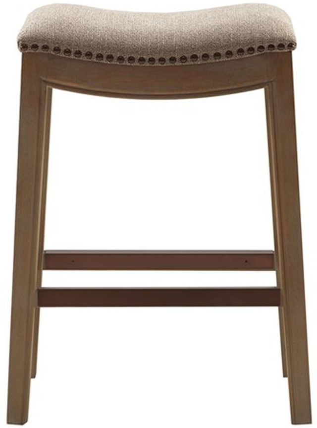 Olliix by Madison Park Linen Belfast Saddle Counter Stool-1