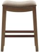 Olliix by Madison Park Linen Belfast Saddle Counter Stool-1