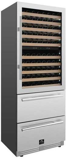 FORNO® Celano Alta Qualita 21.3 Cu. Ft. Stainless Steel Wine Column-1