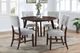 New Classic® Home Furnishings Tioga 5-Piece Brown Cherry/Gray Dining Set-1