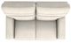 La-Z-Boy® Ava Ivory Power Reclining Loveseat with Headrest-4