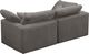Meridian Furniture Cozy Grey Velvet 80" Cloud Modular Sofa-1