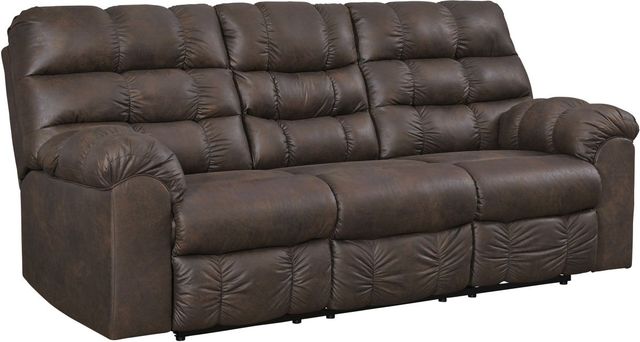 Signature Design by Ashley® Derwin Nut Reclining Sofa-0