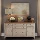 Liberty Furniture Farmhouse Reimagined Antique White/Chestnut Credenza-1