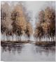 Giftcraft Brown/Gray Oil Painting-0