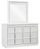 Signature Design by Ashley® Chalanna White Lacquer Dresser and Mirror-0