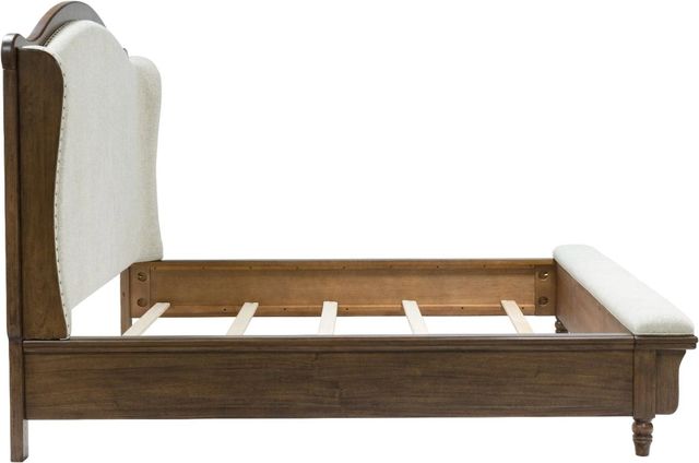 Benchcraft® Sturlayne Brown Queen Upholstered Panel Bed-2