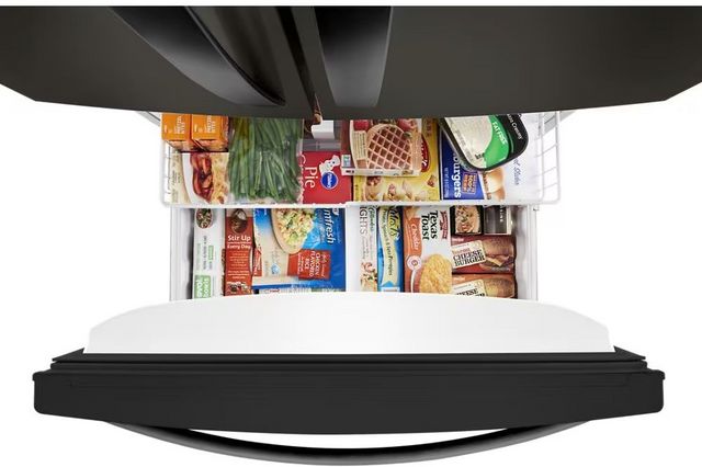 Whirlpool® 33 in. 22.1 Cu. Ft. Fingerprint Resistant Black Stainless Steel Freestanding French Door Refrigerator-4