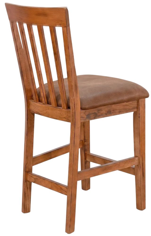 Sunny Designs™ Sedona Rustic Oak 24" Cushion Stool-3