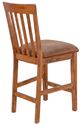 Sunny Designs™ Sedona Rustic Oak 24" Cushion Stool-3
